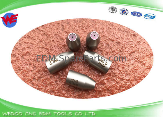 Dia 0.3mm - 3.0mm EDM Ruby Drill Guide CZ140 دليل حفر فائق الحجم 12 * 25mmL