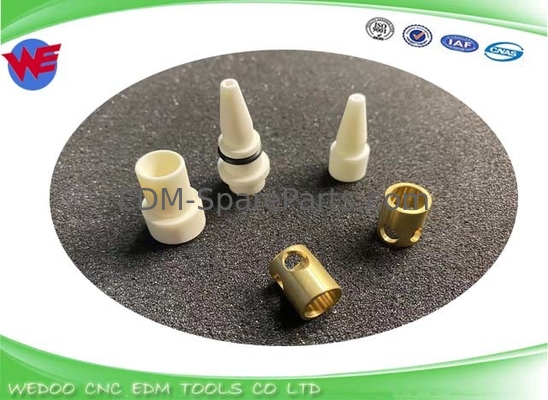 118005A 3051507 فوهة الصمغ السيراميكية البيضاء قطع غيار EDM Sodick Z400043D