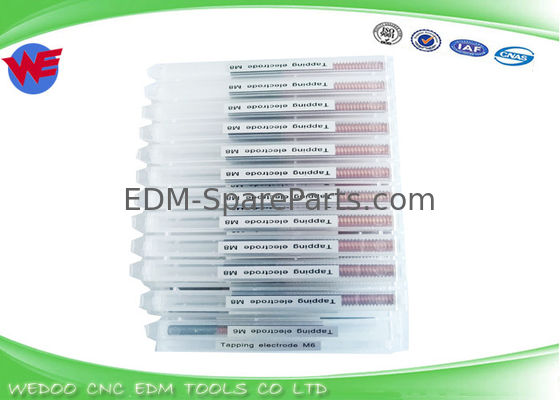 طول مخصص إدم خيوط أقطاب M6 التنغستن النحاس مع 1 مم ديا هول
