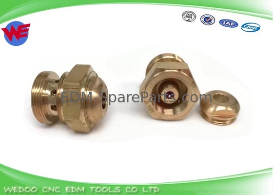 إعادة الاستخدام سلك توجيه سلك EDM الماس الأحمر المياه فوهة توجيه 0.192 / 0.195mm