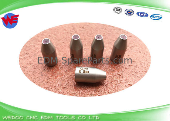 Dia 0.3mm - 3.0mm EDM Ruby Drill Guide CZ140 دليل حفر فائق الحجم 12 * 25mmL