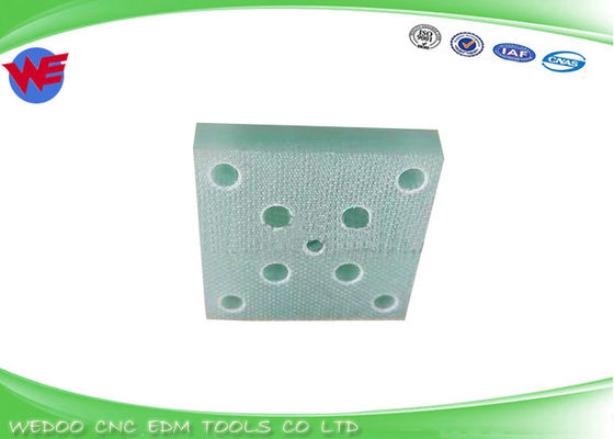 F318 Fanuc أسفل لوحة العزل EDM قطع الجهاز 40 * 40 * 9T قاعدة دليل