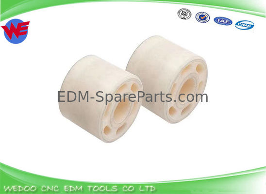 2081642 EDM قطع غيار Sodick Roller / Wrie Guide Ceramic 18 * 15 * 6